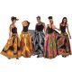 Set Of 5 Traditional Print Maxi Skirts