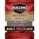 Jack Link's Beef Jerky, Original, 3.25 oz, 3 ct