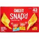 Cheez-It Snap'd Cheesy Baked Snacks, Variety Pack, 0.75 oz, 42 ct