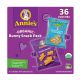 Annie's Organic Bunny Snack Pack Baked Crackers and Graham Snacks, Variety Pack, 1.07 oz, 36 ct
