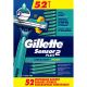 Gillette Sensor 2 Plus Disposable Razors, 52 ct