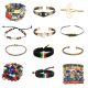 Set Of 12 Afrocentric Bracelets