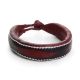 Red African Leather Bracelet