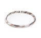 Silver & Copper Metal Twist Bracelet