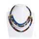 Kitenge 3-Row Multi Necklace - ASSORTED