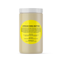 Raw Unrefined African Shea Butter Ivory 32 oz