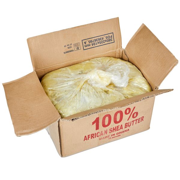 African Shea Butter - 25Lbs - (Ivory/White) - 100% Natural Raw Bulk Organic  - From Ghana